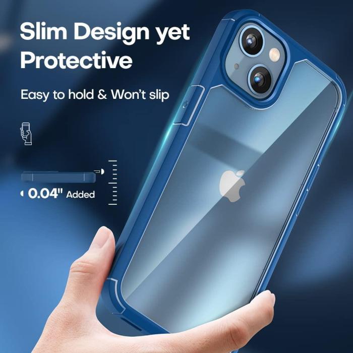 Boom of Sweden - [6in1] BOOM iPhone 14 Plus Skal - Kameralinsskydd - Härdat Glas - MagSafe Ring