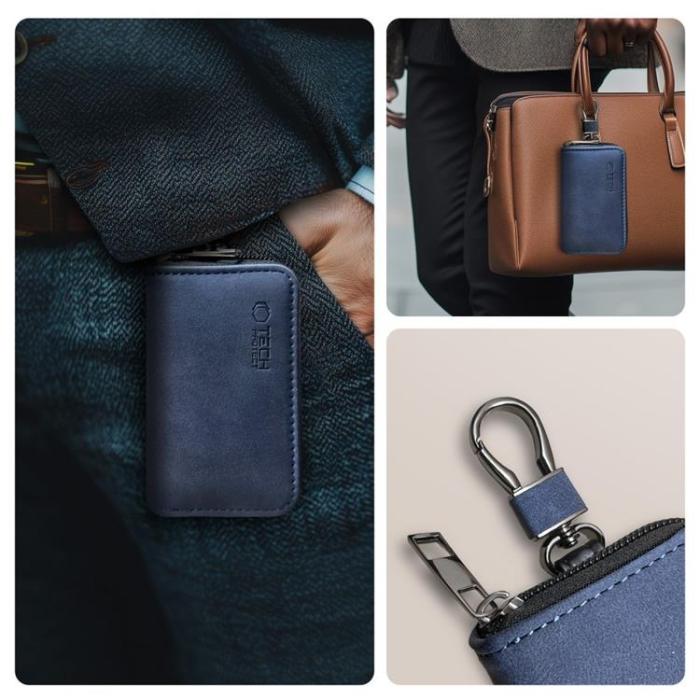 Tech-Protect - Tech-Protect RFID-Bblockerande Skal keyless – Marinblå