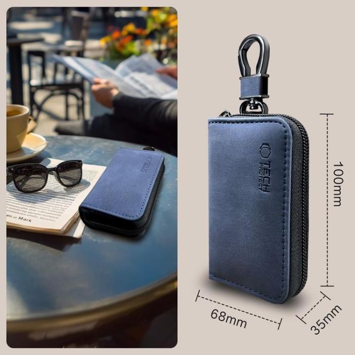 Tech-Protect - Tech-Protect RFID-Bblockerande Skal keyless – Marinblå