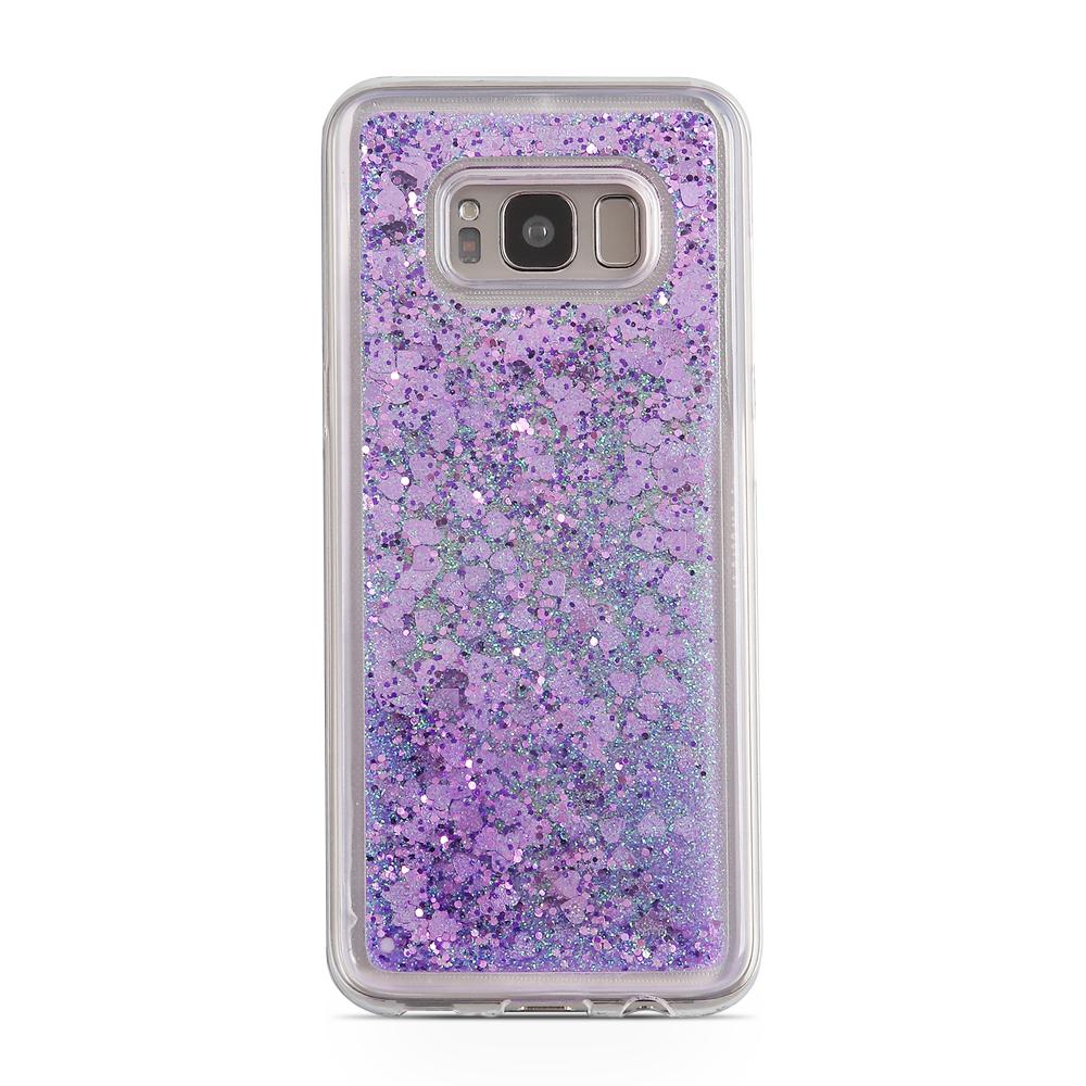 Glitter skal till Samsng Galaxy S8 Plus - Lila