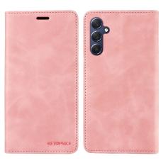 BETOPNICE - BETOPNICE 003 f&ouml;r Samsung Galaxy M54 5G Pl&aring;nboksfodral Konstl&auml;der - Rosa