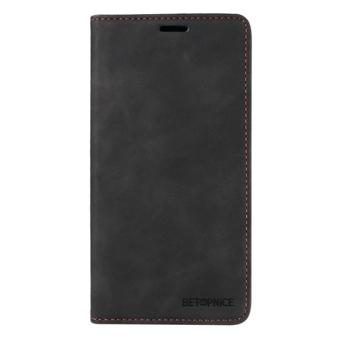 BETOPNICE - BETOPNICE 003 för Samsung Galaxy A56 5G Plånboksfodral Konstläder - Svart