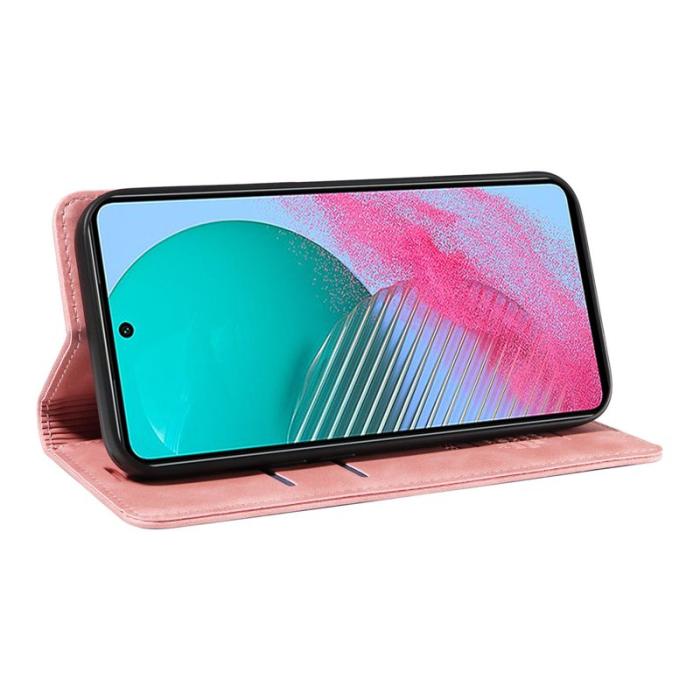 BETOPNICE - BETOPNICE 003 för Samsung Galaxy M54 5G Plånboksfodral Konstläder - Rosa