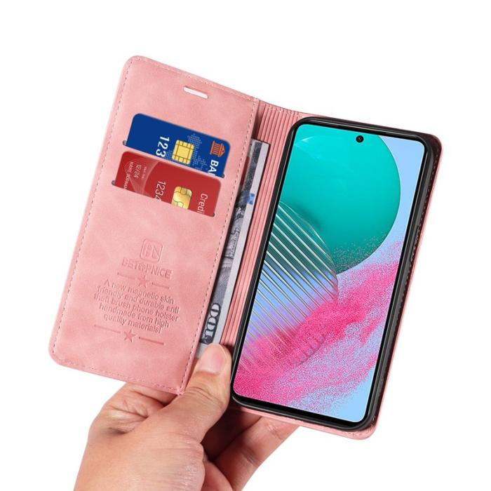 BETOPNICE - BETOPNICE 003 för Samsung Galaxy M54 5G Plånboksfodral Konstläder - Rosa