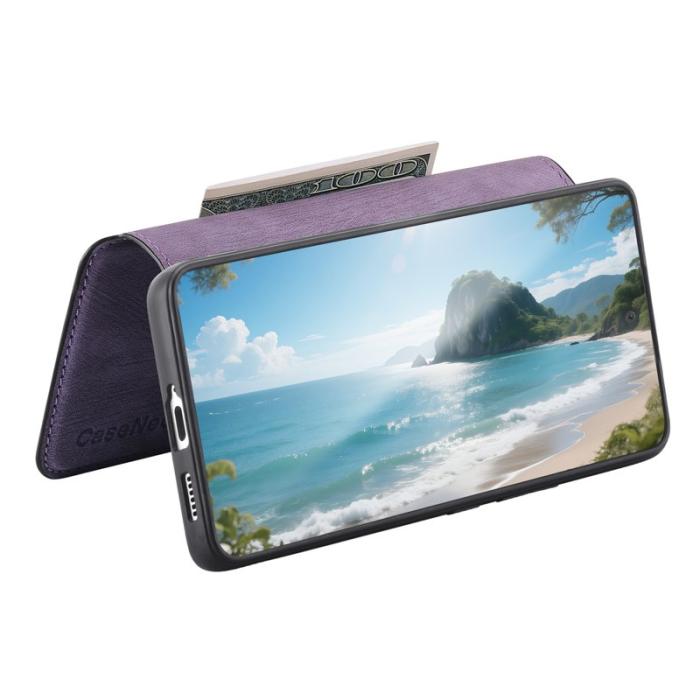 CASENEO - CASENEO MW-03 Plånboksfodral för Xiaomi 15T Pro Konstläder - Lila
