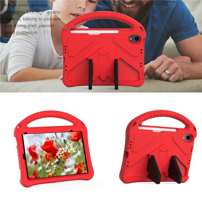 A-One Brand - iPad mini (2024/2021) Skal EVA Kickstand - Röd