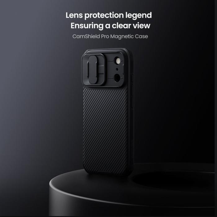 Nillkin - NILLKIN Camshield Pro Mobilskal till iPhone 17 Pro MagSafe TPU + PC Svart