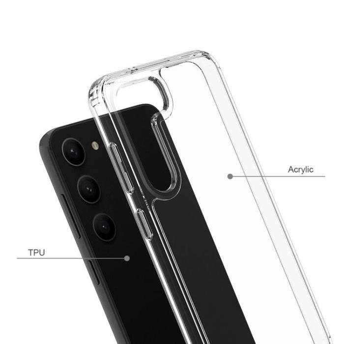 Tech-Protect - Tech-Protect Galaxy S23 Flexair Hybrid - Transparent