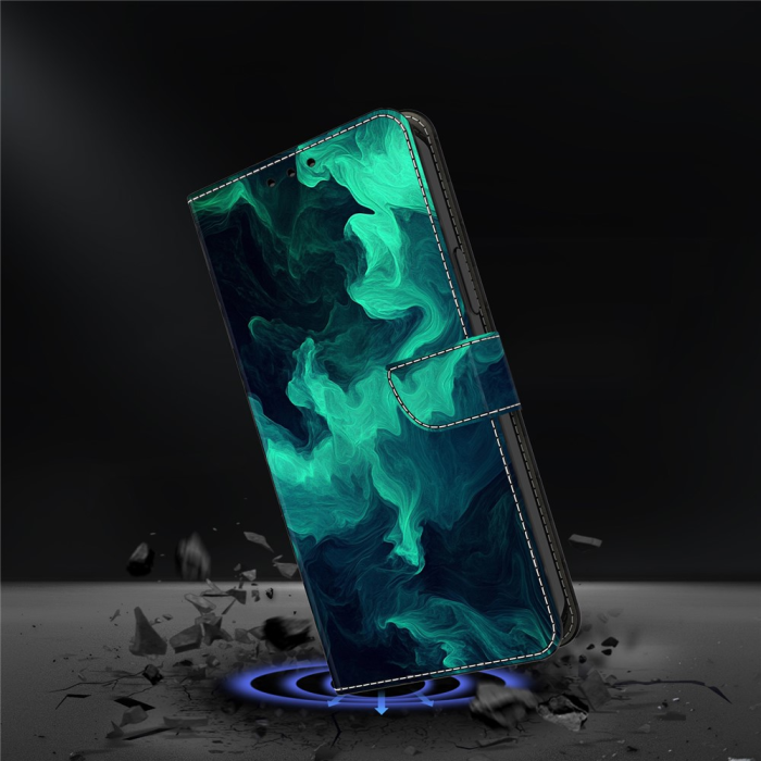 A-One Brand - Galaxy A17 5G Plånboksfodral Pattern Printing - Smoke