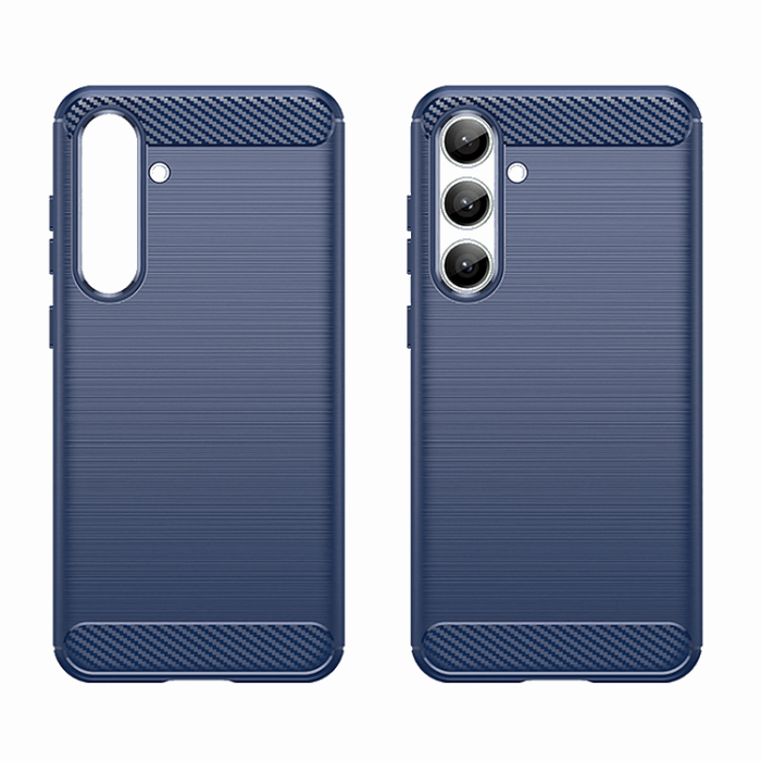 OEM - Galaxy A56/A36 Mobilskal Carbon Flexible - Blå