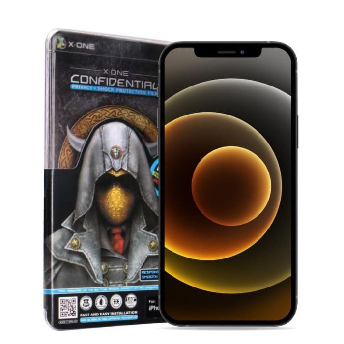 X-One - X-One iPhone 14 Pro Härdat Glas Skärmskydd Privacy