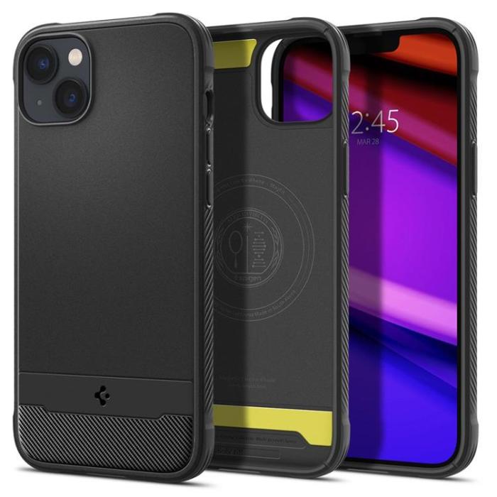 Spigen - Spigen iPhone 14 Plus Skal Mag Magsafe Rugged Armor - Matte Svart