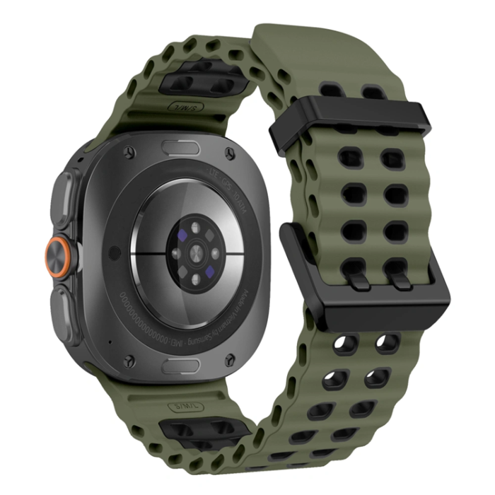 Tech-Protect - Tech-Protect Armband För Galaxy Watch Ultra (47mm) Icon Pro - Grön/Svart