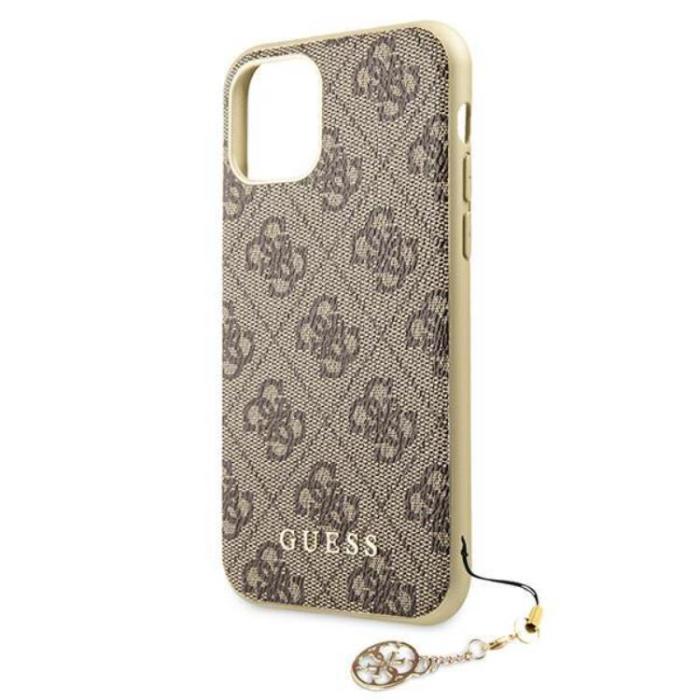 Guess - Guess iPhone 11/XR Mobilskal Charms Collection - Brun