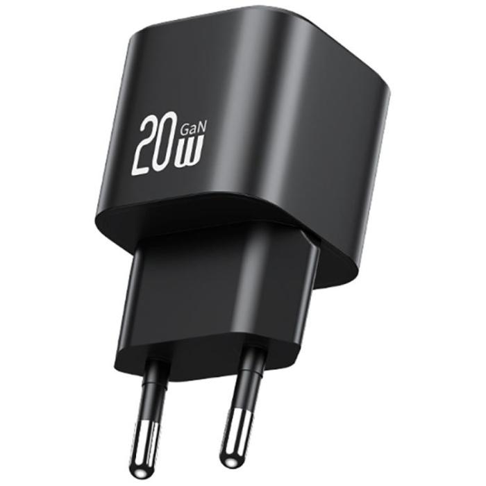 USAMS - USAMS Snabbladdare 20W USB-C Med Lightning Kabel 1m JO Series - Vit