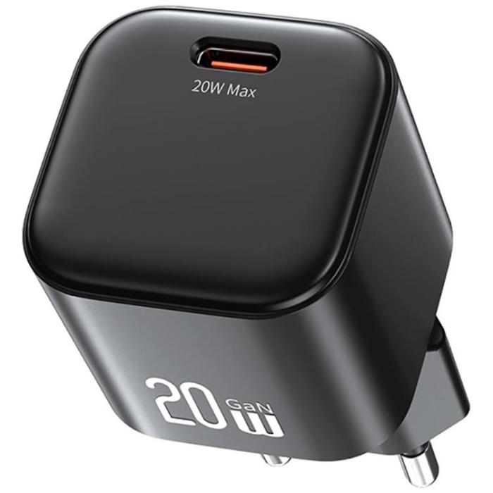 USAMS - USAMS Snabbladdare 20W USB-C Med Lightning Kabel 1m JO Series - Vit