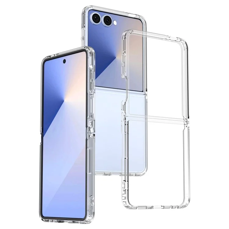 Galaxy Z Flip7 Mobilskal Acrylic Integrated Design - Clear | 2353 | AlltMobil