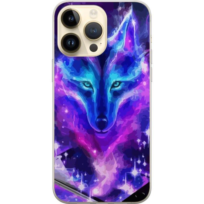 iSecrets - Mobilskal till Apple iPhone 14 Pro Max med Neon Varg