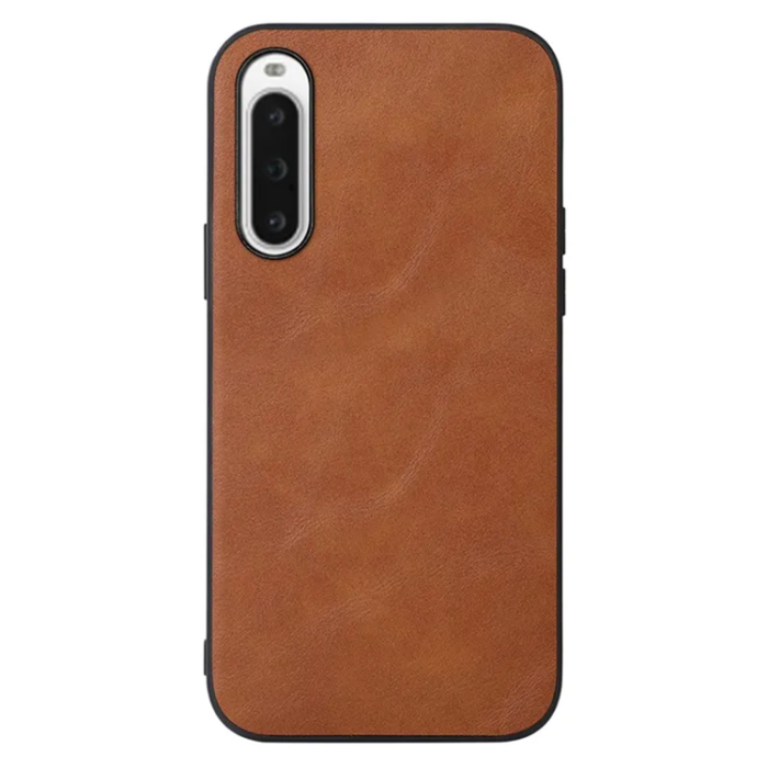 A-One Brand - Sony Xperia 10 V Mobilskal Cowhide Texture - Brun
