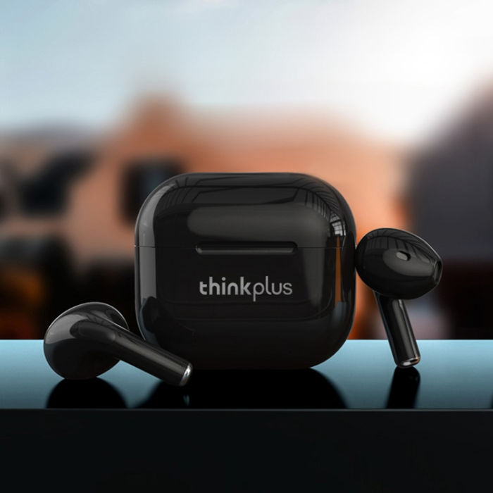 Dudao - LENOVO TWS Trådlösa Hörlurar Bluetooth 5.0 med 300mAh - Svart