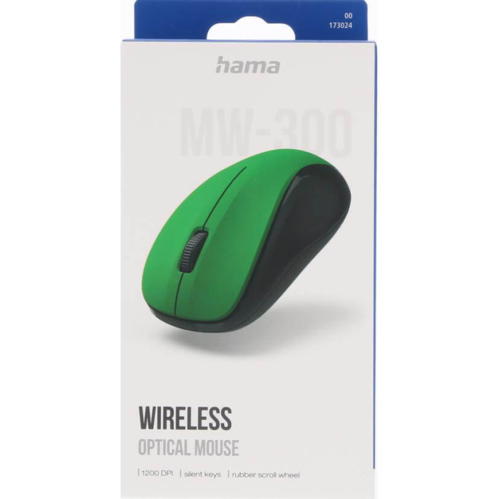 Hama - HAMA Optisk Trådlös Mus MW-300 V2 - Grön
