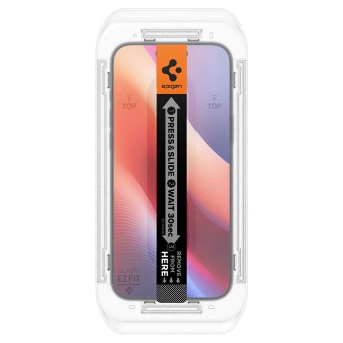 Spigen - [2-Pack] Spigen iPhone 16 Pro Max Härdat Glas Skärmskydd 'EZ Fit