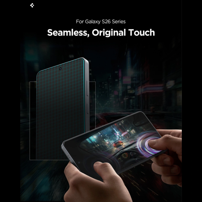 Spigen - [2-Pack] Spigen Skärmskydd Härdat Glas För Galaxy S26 EZ Fit Pro AC Privacy