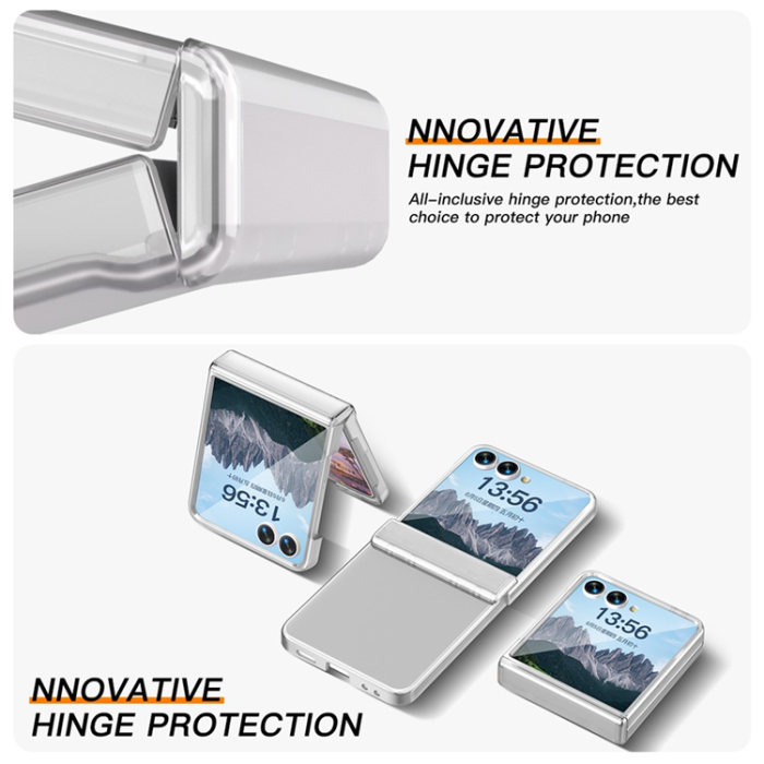 A-One Brand - Galaxy Z Flip7 Mobilskal Hinge Protection - Clear