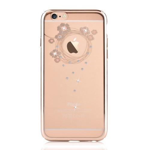 Devia Skal med Swarovski-Stenar till Apple iPhone 6(S) Plus - Garland Guld | 2353 | AlltMobil