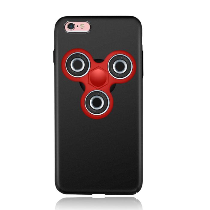 Fidget Spinner - EDC Tri Fidget Spinner Skal till iPhone 6 (S) - Svart