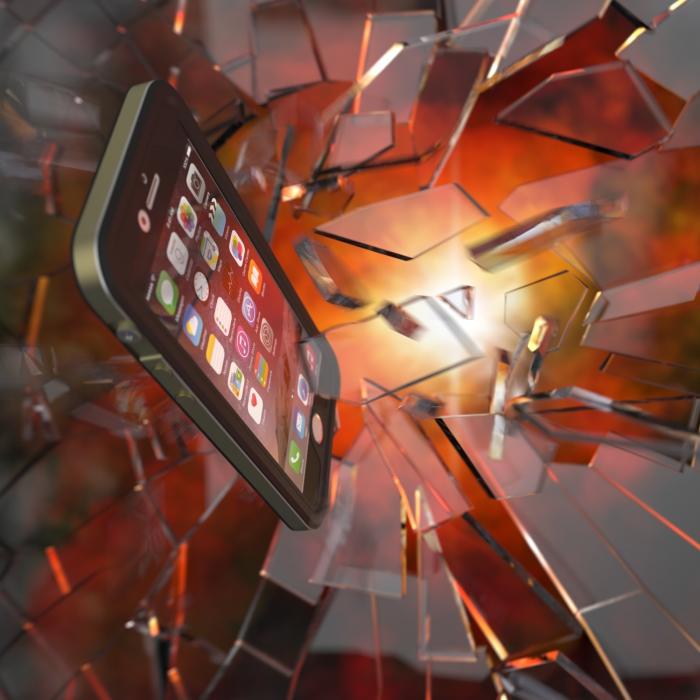 UTGATT5 - Ghostek Atmoic 2.0 Vattentätt Skal till Apple iPhone 6 (S) Plus - Grå