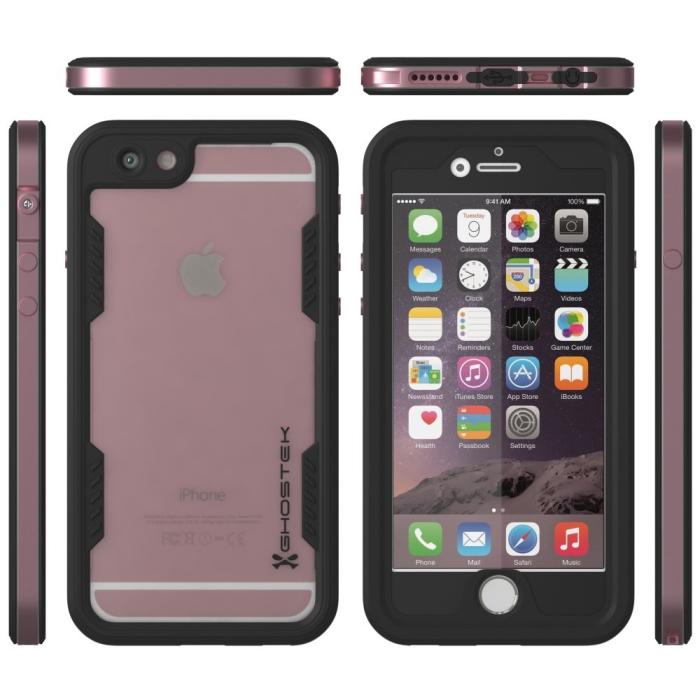 UTGATT5 - Ghostek Atmoic 2.0 Vattentätt Skal till Apple iPhone 6 (S) - Rosa