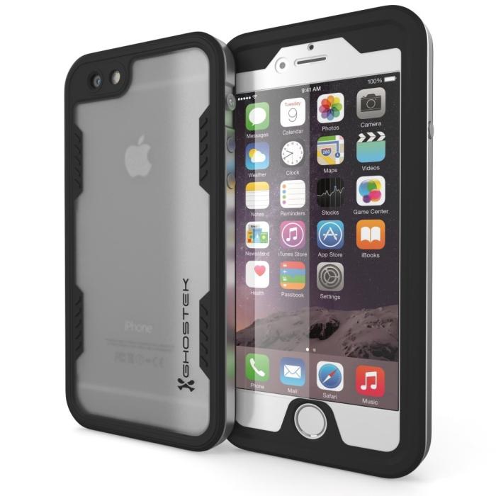 UTGATT5 - Ghostek Atmoic 2.0 Vattentätt Skal till Apple iPhone 6 (S) - Silver