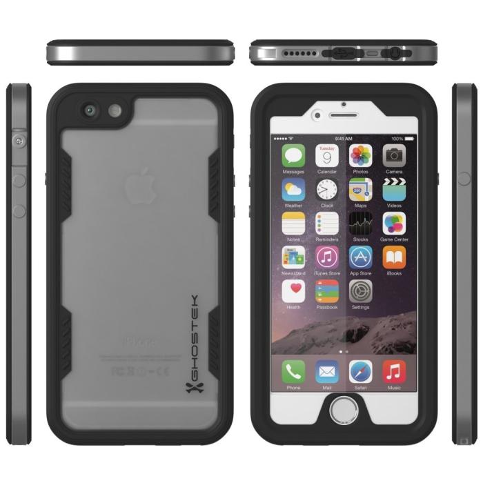 UTGATT5 - Ghostek Atmoic 2.0 Vattentätt Skal till Apple iPhone 6 (S) - Silver