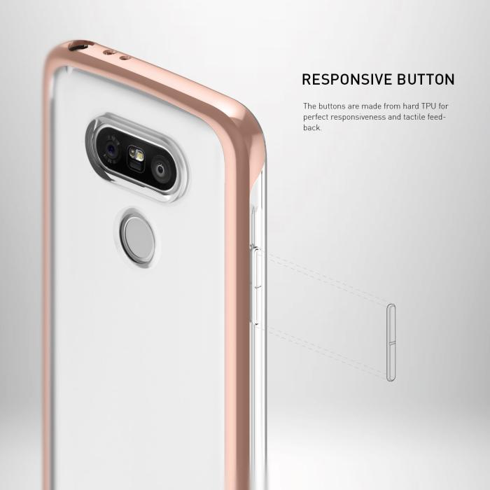 UTGATT5 - Caseology Skyfall Series Skal till LG G5 - Rose Gold