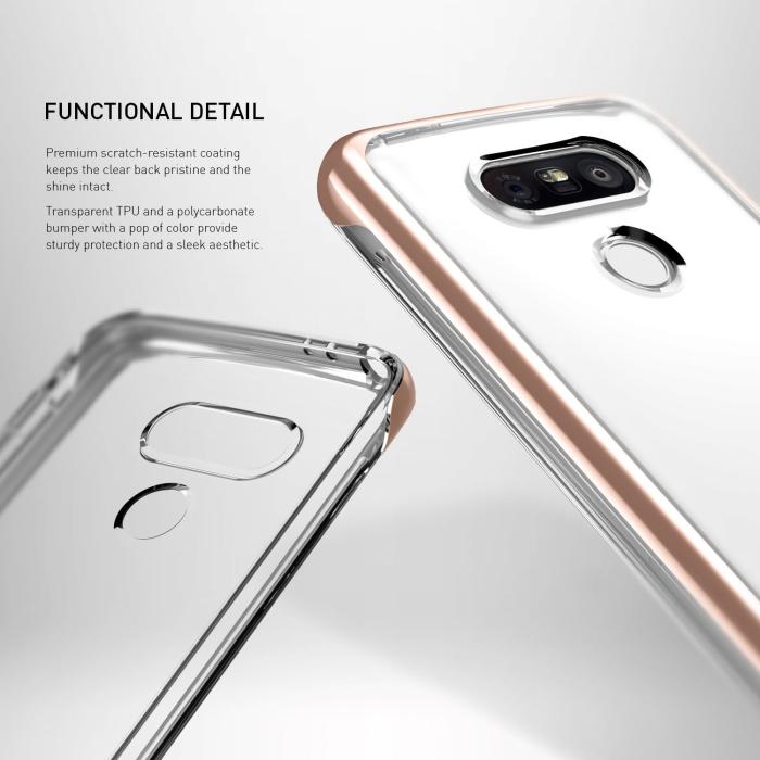 UTGATT5 - Caseology Skyfall Series Skal till LG G5 - Rose Gold