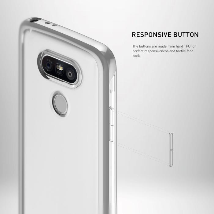 UTGATT5 - Caseology Skyfall Series Skal till LG G5 - Silver