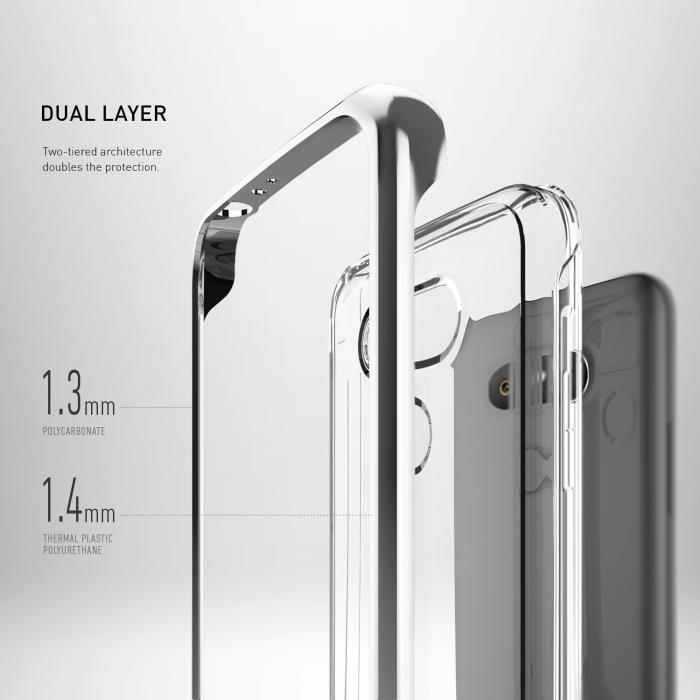 UTGATT5 - Caseology Skyfall Series Skal till LG G5 - Silver