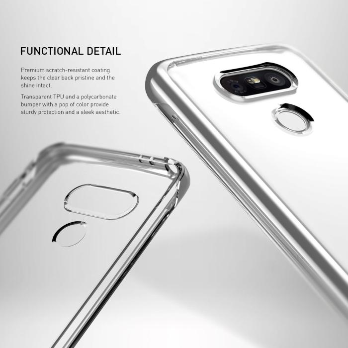 UTGATT5 - Caseology Skyfall Series Skal till LG G5 - Silver