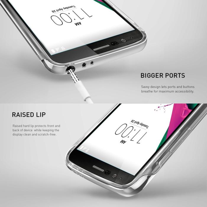 UTGATT5 - Caseology Skyfall Series Skal till LG G5 - Silver