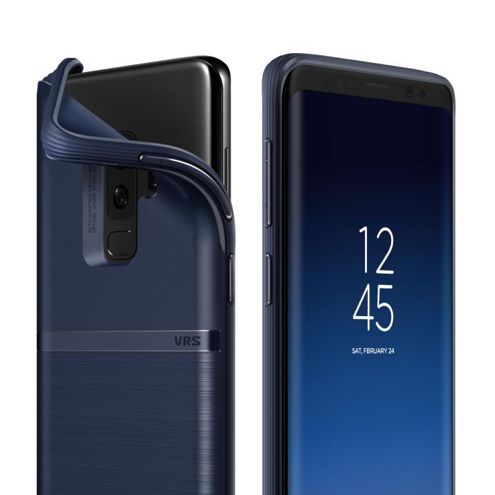 VERUS - Verus Single Fit Skal till Samsung Galaxy S9 Plus - Blå