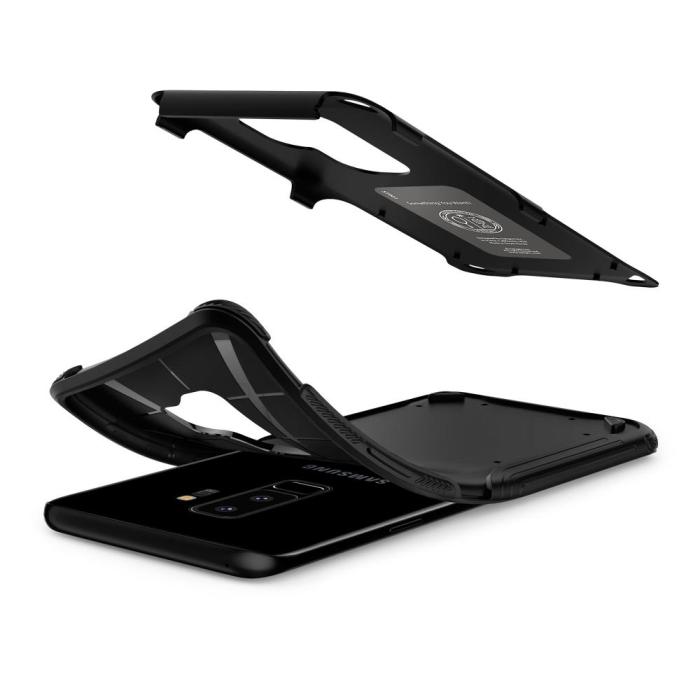Spigen - Spigen Hybrid Armor Skal till Samsung Galaxy S9 Plus - Svart