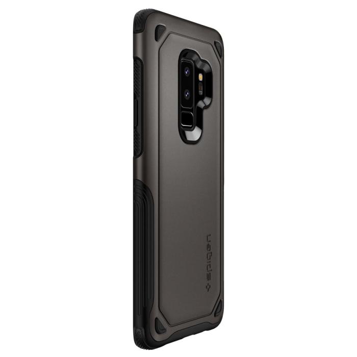 UTGATT5 - Spigen Hybrid Armor Skal till Samsung Galaxy S9 Plus - Gunmetal