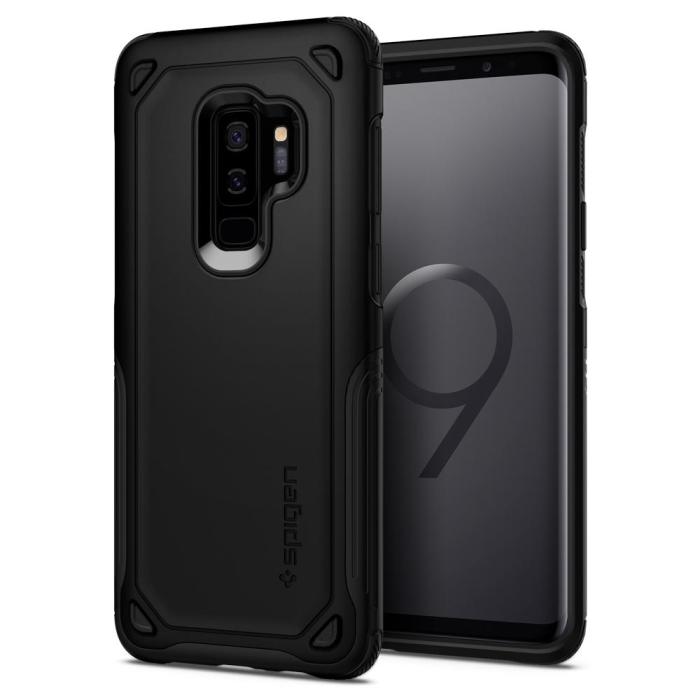 Spigen - Spigen Hybrid Armor Skal till Samsung Galaxy S9 Plus - Svart