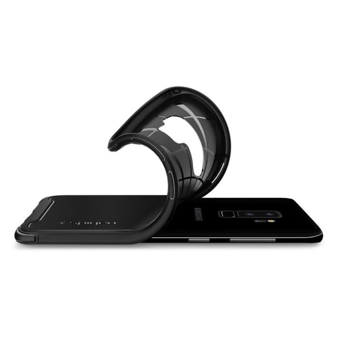 UTGATT4 - SPIGEN Rugged Armor Urban Skal till Samsung Galaxy S9 Plus - Svart