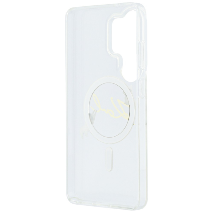 KARL LAGERFELD - Karl Lagerfeld Mobilskal För Galaxy S26 Ultra MagSafe IML KC Script - Clear