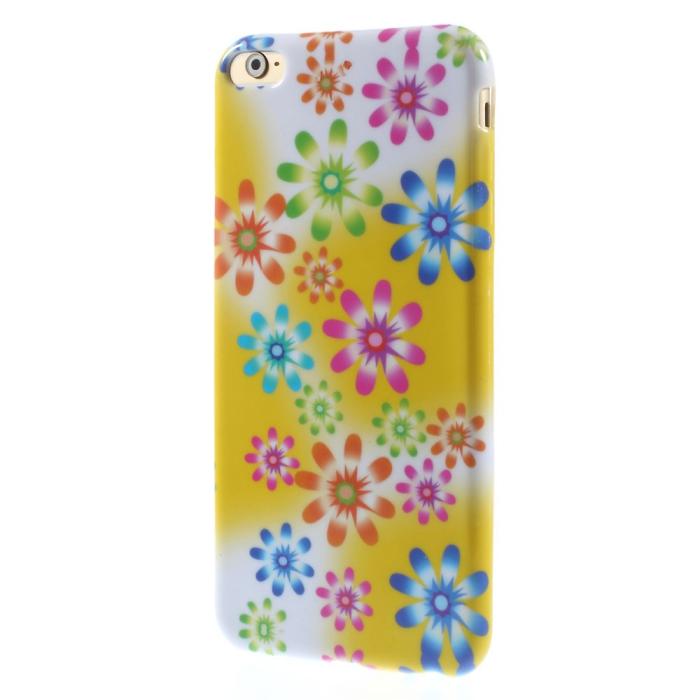 OEM - Flexicase Skal till Apple iPhone 6(S) Plus - Multi Daisy Flowers