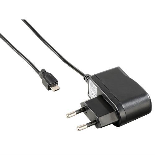 HAMA - Laddare 220V MicroUSB 1A - Svart | 3541 | AlltMobil