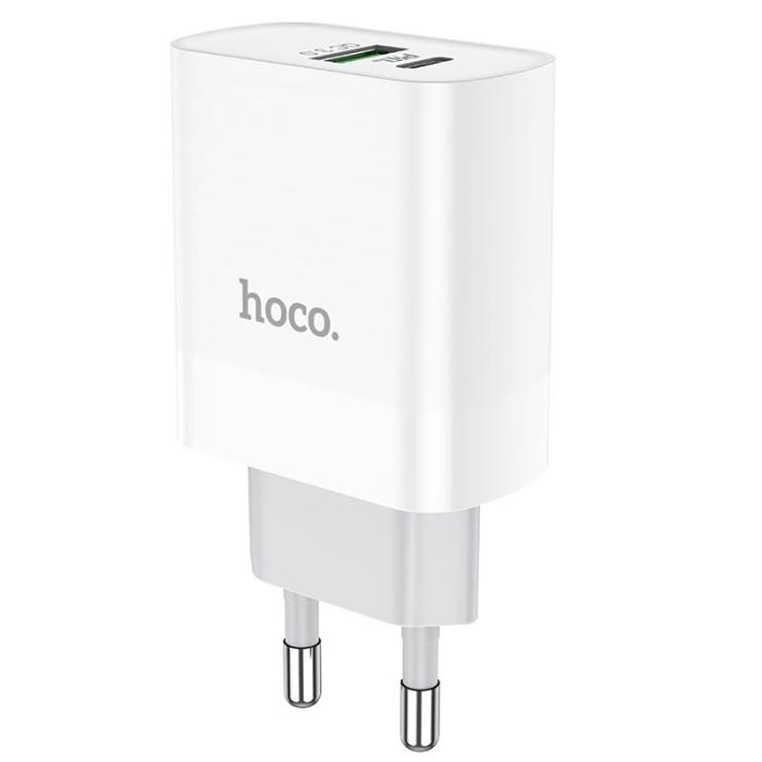 Hoco Case - Hoco Case - Network Charger 20W- Vit