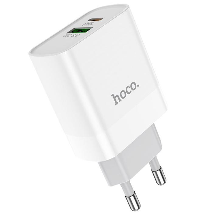 Hoco Case - Hoco Case - Network Charger 20W- Vit